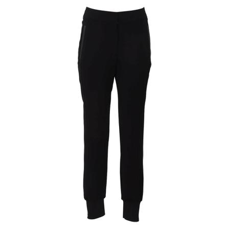 Emporio Armani, Tapered Trousers Zwart, Dames, Maat:M