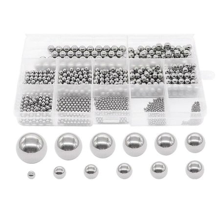 600 kpl 12 kokoa ruostumattomasta ter ksest valmistettuja tarkkuuster spalloja 1-8 mm metrisi polkupy r n laakeripalloja valikoima K