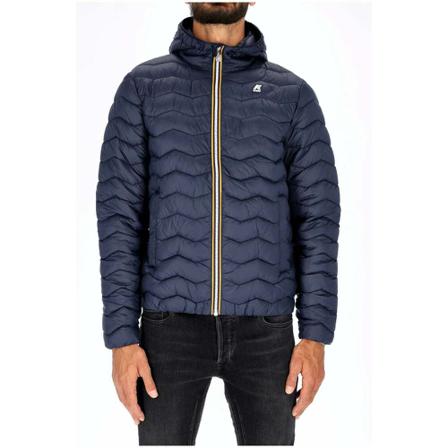 K-Way, Down Jackets Blauw, Heren, Maat:M,nylon