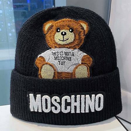 Moschino Brand Hat M(54-58cm) black