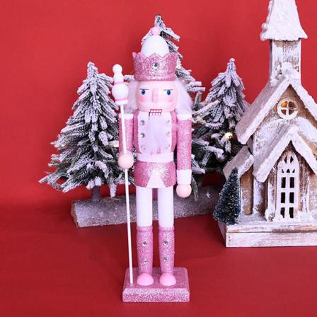 30cm Jul Trähantverk Nötknäppare Puppet Soldier Home Tab