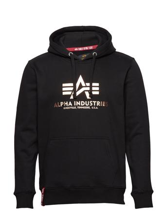 Basic Hoody Hettegenser Genser Svart Alpha Industries*Betinget Tilbud
