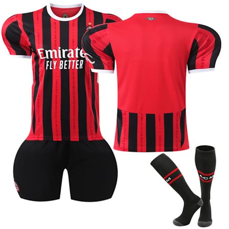 2425 AC Milan Hemma Fotbollströja med Strumpor