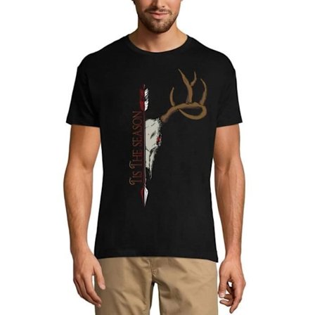 T-shirt herr under jaktsäsongen The Hunter – In The Season Hunting Hunter's – Vintage svart T-shirt