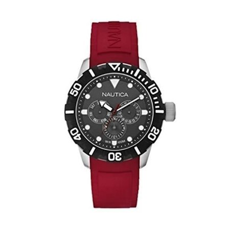 Klocka - Nautica - A13645G - Kvarts - Analog - Svart harts