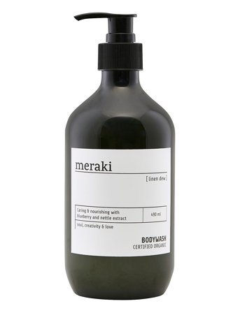 meraki Body Wash, Linen Dew - Nude - 490 ml