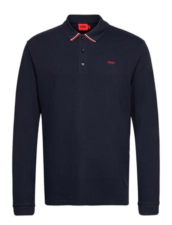 Donol212 Polos Long-sleeved Blå HUGO