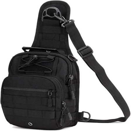 Sling Bag Taktisk Militär Molle Axelväska Herr Bröstväska B