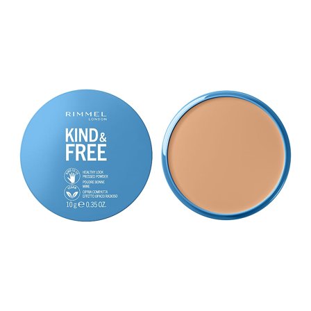 Rimmel Kind &Free Pressed Powder 020 Light, Makeup, Ansigt, Pudder