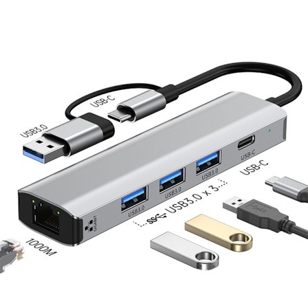 5-i-1 Gigabit dockningsstation 2208TU