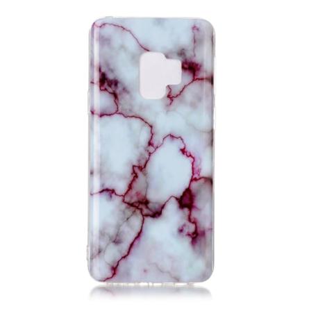 Samsung Galaxy S9 CASE TPU -puhelimen suojakuori - Marmorivioletti