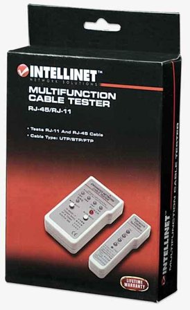 INTELLINET Multifunction Cable Tester RJ-45/RJ-11