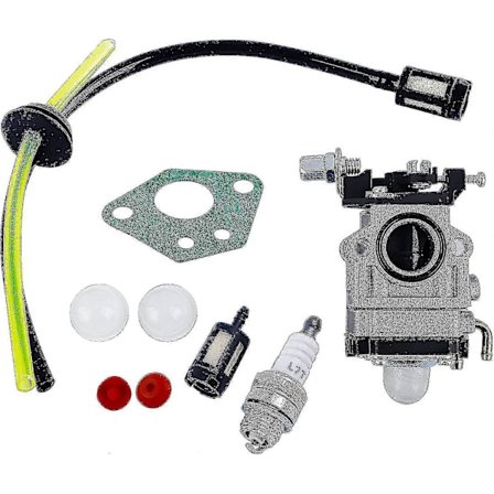 Forgasser For 52cc 49cc 43cc Ryddesag Forgassersett Med Pakning, Slange, Tennplugg Og Drivstoffilter (1 Sett)