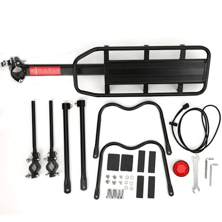 Cykelhylde Bagageholder Cykel Sadelpind Taske Holder Cykel Tilbehør Aluminium Legering