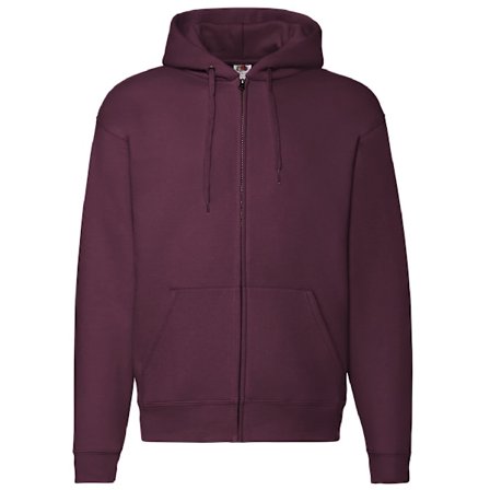 Fruit Of The Loom Herr Zip Genom Huvtröja / Hoodie L