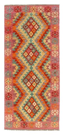 82X193 Tapis D'orient Kilim Afghan Old Style De Couloir (Laine, Afghanistan)