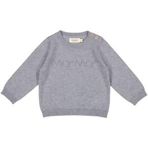 Kids - MarMar Copenhagen Branded Jumper Feather Blue 62 cm - Jumpers and knitwear - 62 cm - Blue