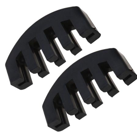 Violinøvingsdemper Kam Passer For 3/4 Og 4/4 Fiolin Svart Gummi (svart) (2 stk)