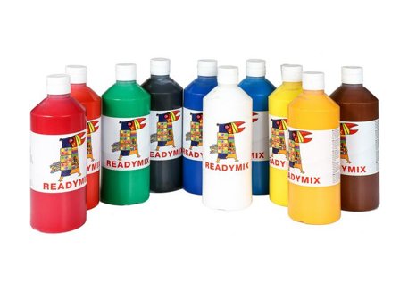 Readymix klassuppsättning 10 x 500ml - Lyreco - Skola och förskola - Målarfärg och tillbehör - Readymix
