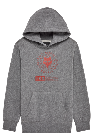 Sweat à capuche FOX Kairos Enfant Chiné Graphite S