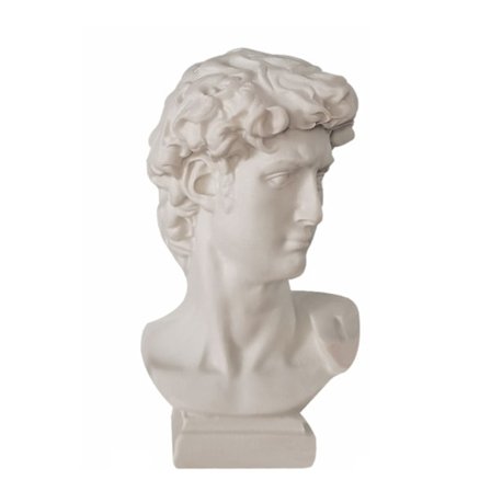 Skulptur Penneholder Pent Oppbevaring Dekorativ Skrivebordsvase Kunstnerisk Sminkebørstebeholder for Soverom Kontor Mini 6cm/2.3in