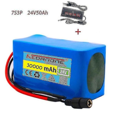 2022 Ny 24V 30Ah 7S3P 18650 Li-ion Batteripakke 29.4V 30000mAh Elektrisk Sykkel Moped /elektrisk/litium Ion Batteripakke + 2A Lader