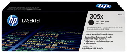 HP 305X svart LaserJet-tonerkassett med hög kapacitet, original, 884962772355