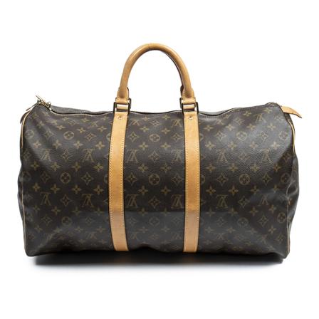 Louis Vuitton Vintage, Pre-owned bag Keepall 50 Bruin, Dames, Maat:ONE Size
