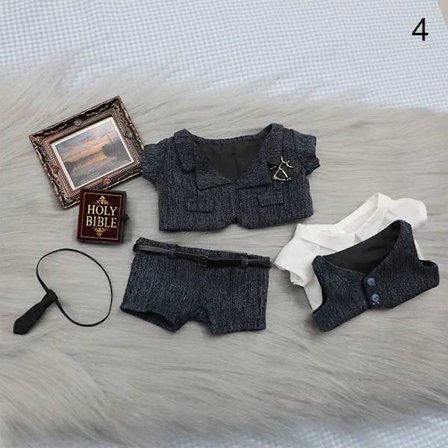 4 kpl/setti 20 cm Nukenvaatteet Pehmonukenvaatteet 4 4 4[XJ]