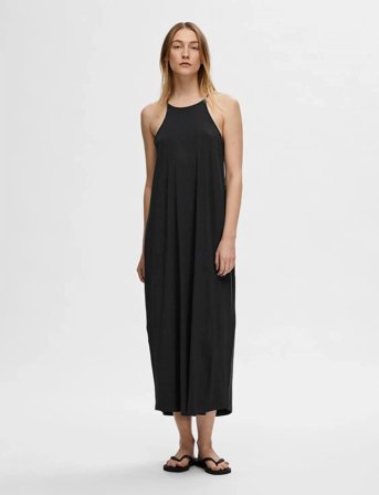 Selected Slfanola Sl Ankle Dress - Black - M