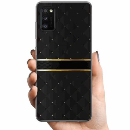 Samsung Galaxy A41 Tpu Mobilskal Golden Stripes
