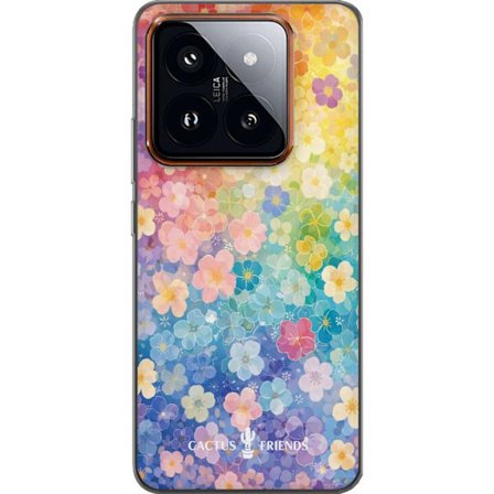 Yhteensopiva Puhelinkuori Xiaomi Xiaomi 14 Pro Cactus and Friends – RainbowBloom