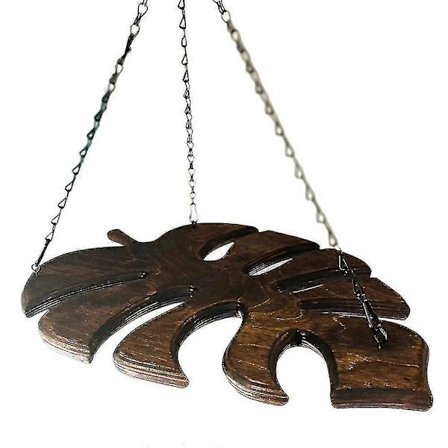 Vinhylla i trä Monstera för vinglas, takhängande fäste, heminredning