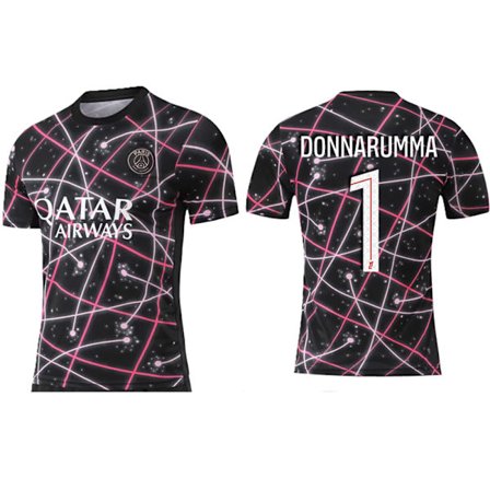 25-26 Paris Saint-Germain F.C. Pink Special Edition N0.1 DONNARUMMA Træningsfodbold T-shirt S-2XL