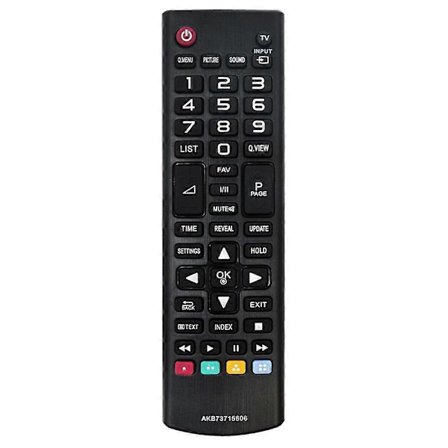 AKB73715606 Ergonomisk Ersättningsfjärrkontroll för LG TV