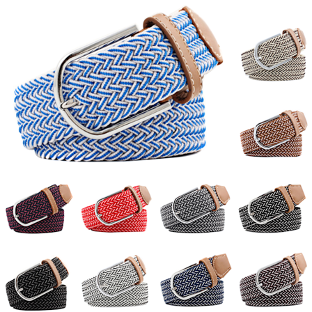 Bälte canvas tyg 11 mönster storlek W26-W36 skärp kläder -