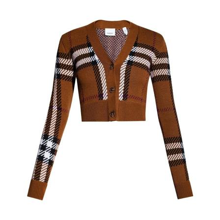 Burberry Cardigans Brun, Dame, Størrelse: L
