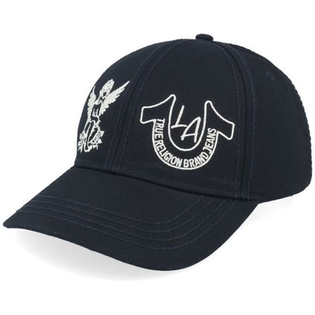True Religion - Svart adjustable Keps - Hs Cupid Baseball Cap Black Adjustable @ Hatstore