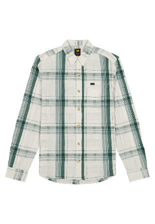 Lee Leesure Shirt Skjortor Herr Grön L