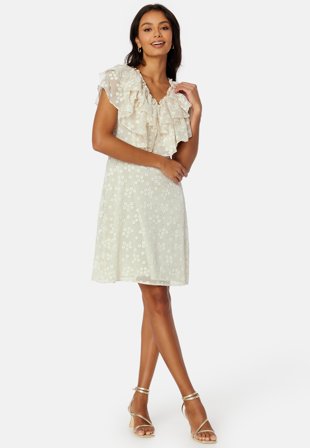 Ida Sjöstedt - Emma Dress - Cream - Kläder - - Bubbleroom