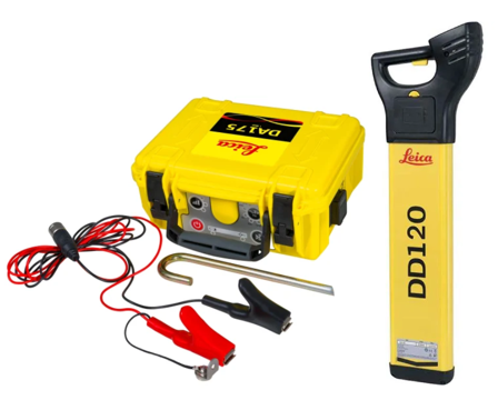Leica DD120 + DA175 Kabelsökare med signalgenerator, Mätinstrument