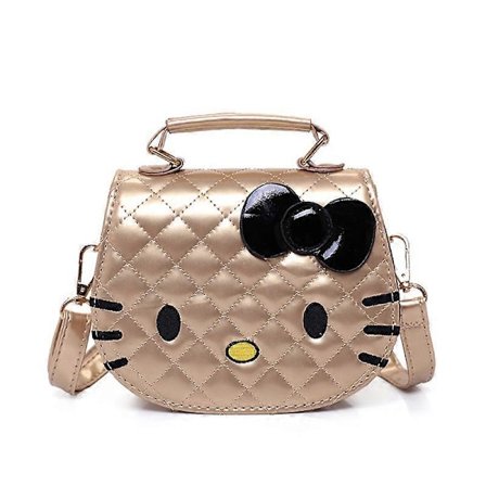 Uusi lasten hauska Hello Kitty mini olkalaukku Kawai muodikkaassa vedenpitävässä kirkkaassa kasvossa lasten olkalaukku Anime käsilaukku lahja