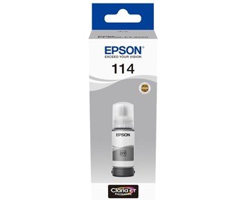 Epson 114 EcoTank Grey Ink bottle - Grått påfyllnadsbläck Epson 114