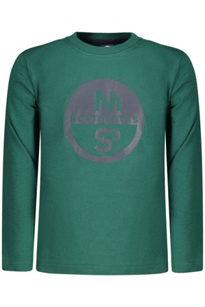 North Sails T-shirt Maniche Lunghe Bambino Verde