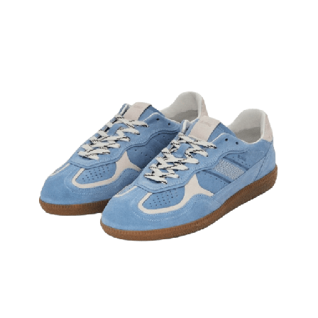 Alohas Tb.490 Rife Cornflower Blue Cream Leather Sneakers Dam Blå 37