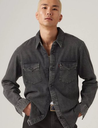 Levi's Relaxed Fit Western Night Shad - Black - S