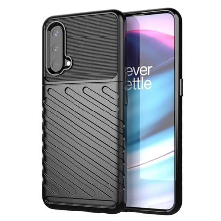 Oneplus Nord Ce 5g - Twill Textur Skal - Svart