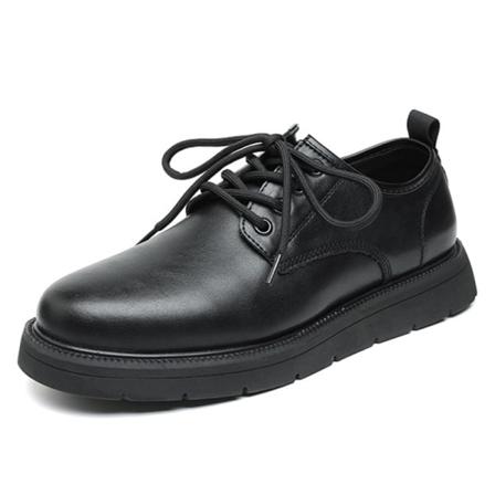 Skor Med Snörning För Män Low Top Platta Loafers I Brittisk Stil