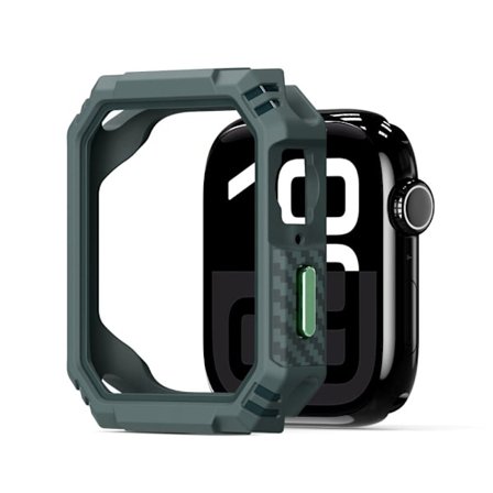 Apple Watch Series 8 45mm / Apple Watch Series 9 45mm / Apple Watch Series 7 45mm DUX DUCIS Damo Series klockfodral PC+TPU droppsäkert klockskydd - Gr