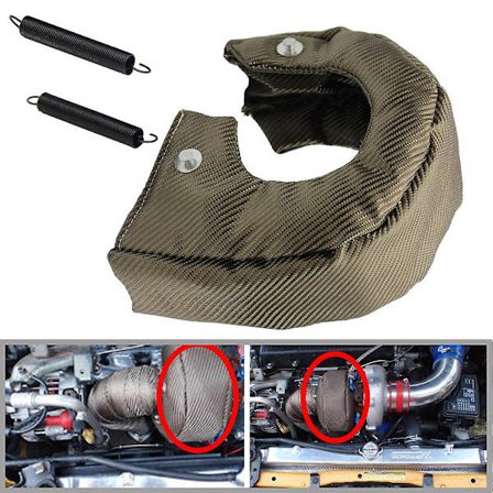 T3 Full Titanium Cover T3 Fiber Laddare Cover Heat Shield Barriär Fiber Filt Laddare För Gt30 T6 - Laddare & Delar